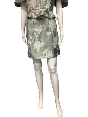 Lucy Paris Nico Floral Print Mini Length Skort Size: M